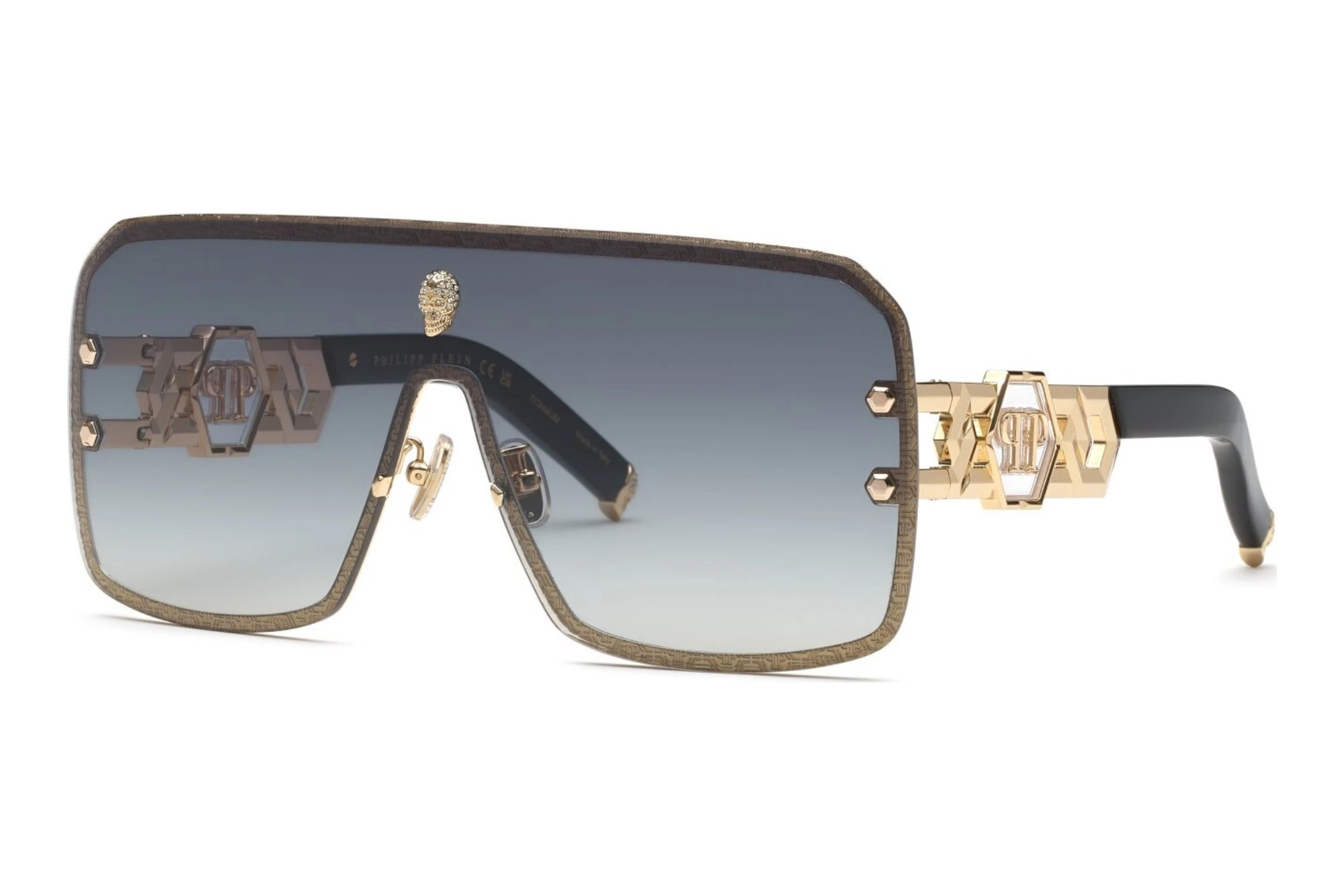 Philipp Plein SPP162S 0300 SMOKE GRADIENT SMOKESHINY ROSE GOLD Philipp Plein SPP162S 0300 SMOKE GRADIENT SMOKESHINY ROSE GOLD