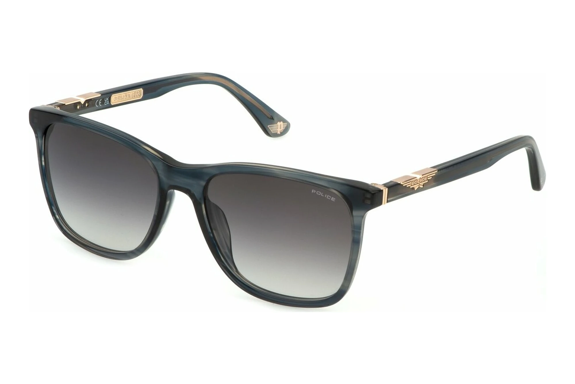 Police SPL872N 0GBL SMOKE GRADIENTSTRIPPED BLUE/GREY Police SPL872N 0GBL SMOKE GRADIENTSTRIPPED BLUE/GREY