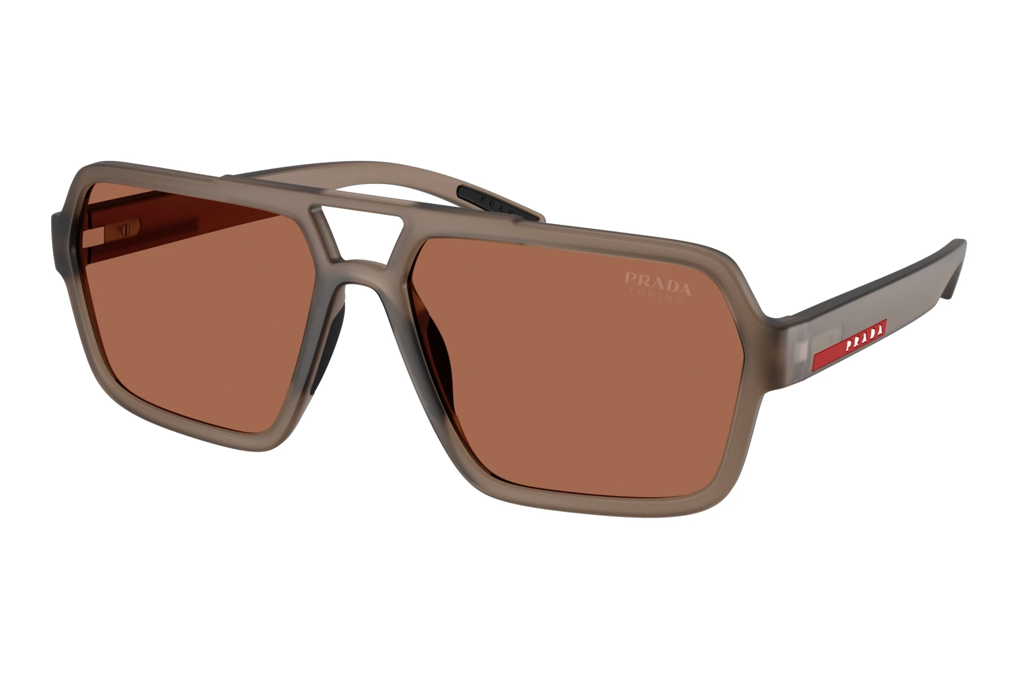 Prada Linea Rossa PS A06S 29F50A Brown TuningTransparent Brown Prada Linea Rossa PS A06S 29F50A Brown TuningTransparent Brown