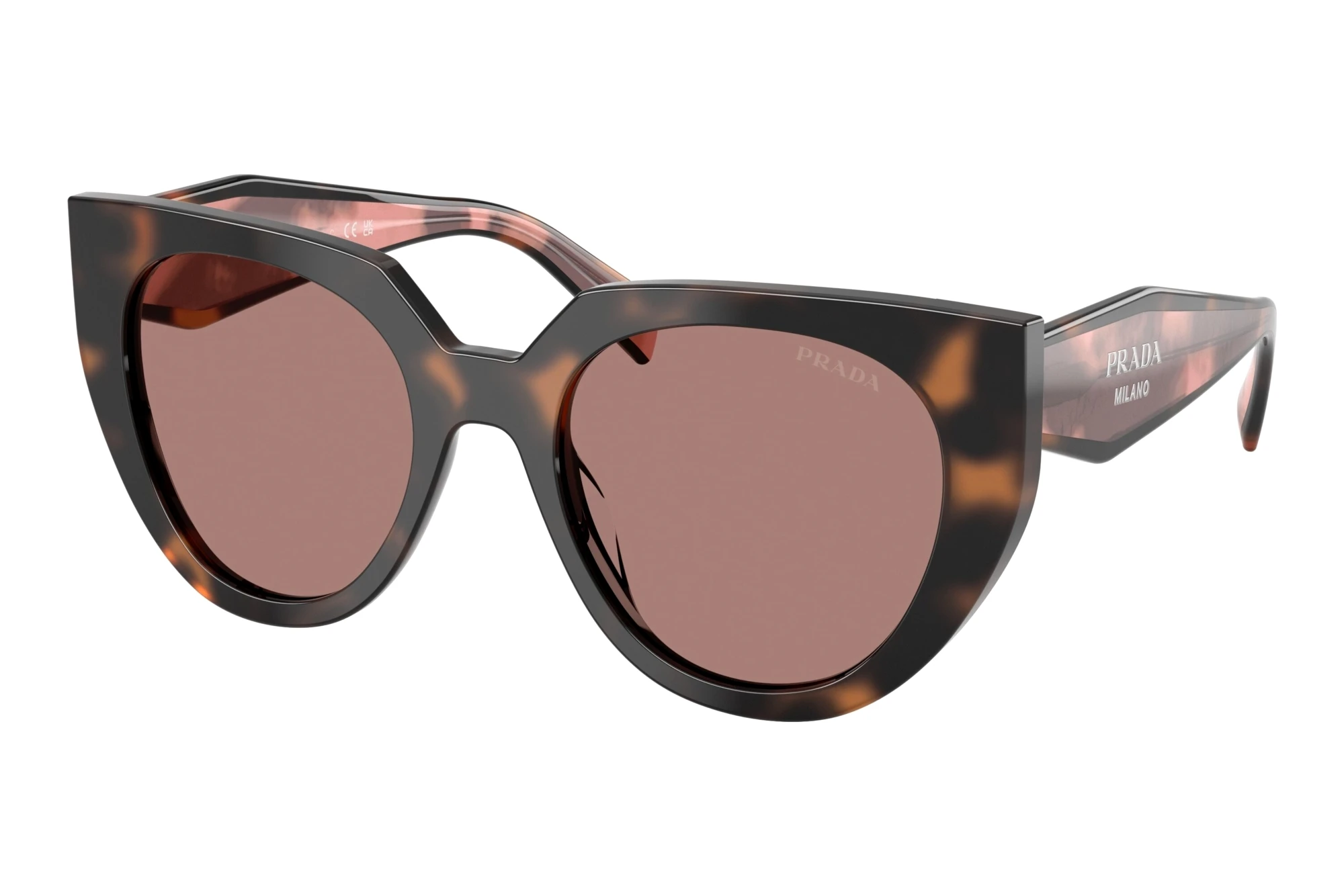 Prada PR 14WS 23A60B Light BrownMauve Tortoise Prada PR 14WS 23A60B Light BrownMauve Tortoise