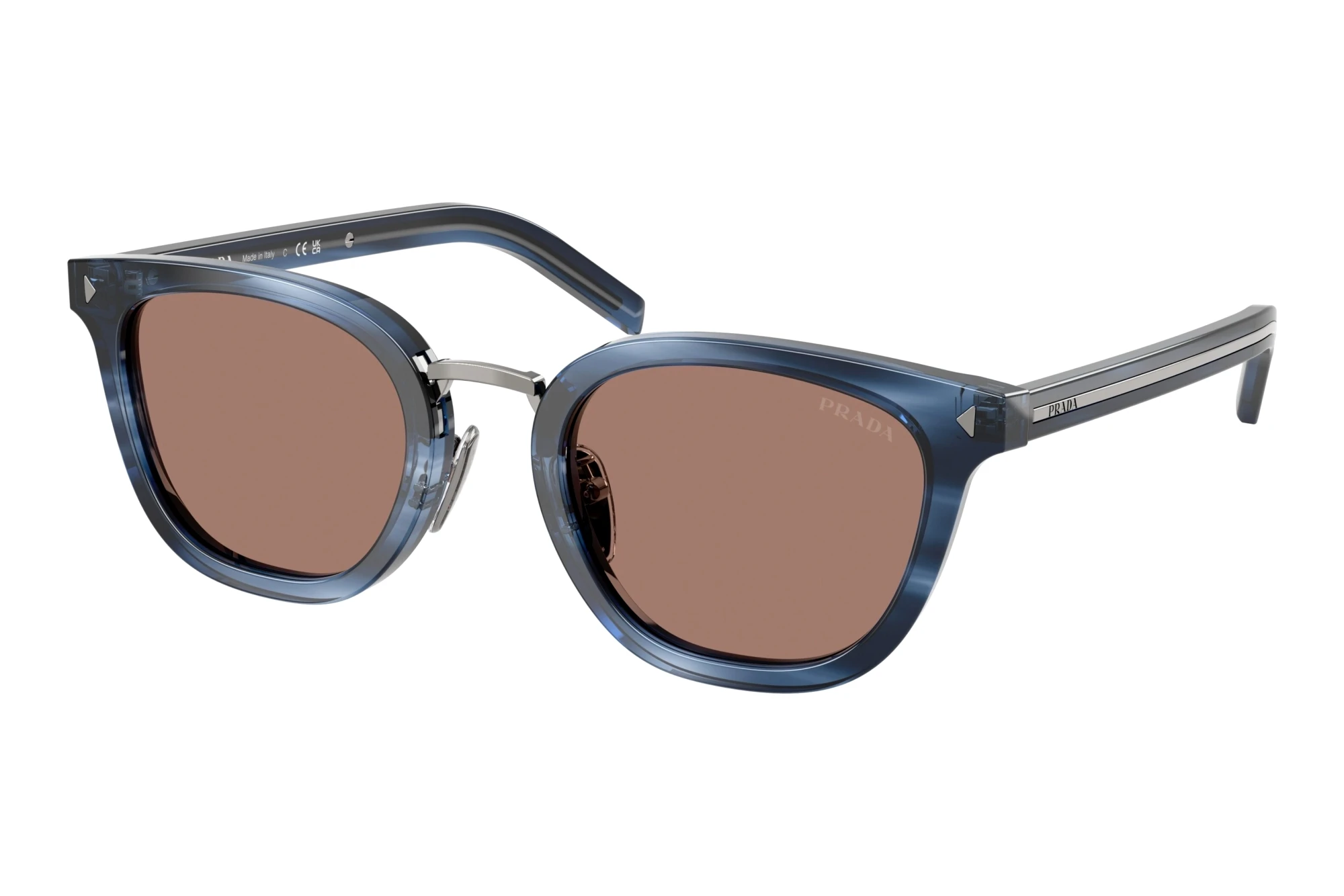 Prada PR C01SD 26F05D BrownBlue Havana Prada PR C01SD 26F05D BrownBlue Havana
