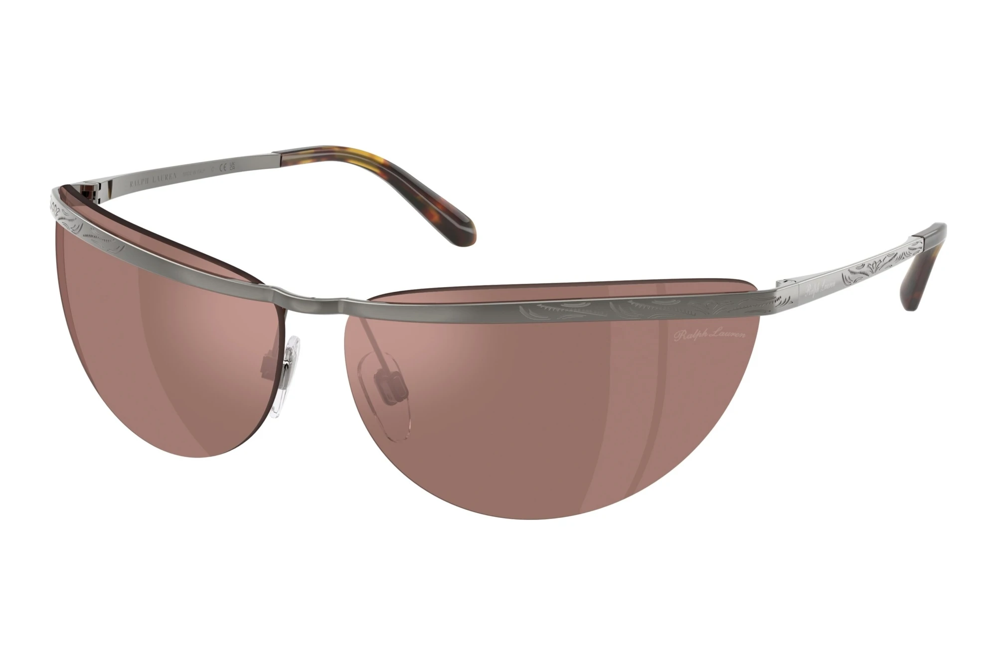Ralph Lauren RL7097 94716G Brown Mirror Silver Int VioletShiny Dark Gunmetal Ralph Lauren RL7097 94716G Brown Mirror Silver Int VioletShiny Dark Gunmetal
