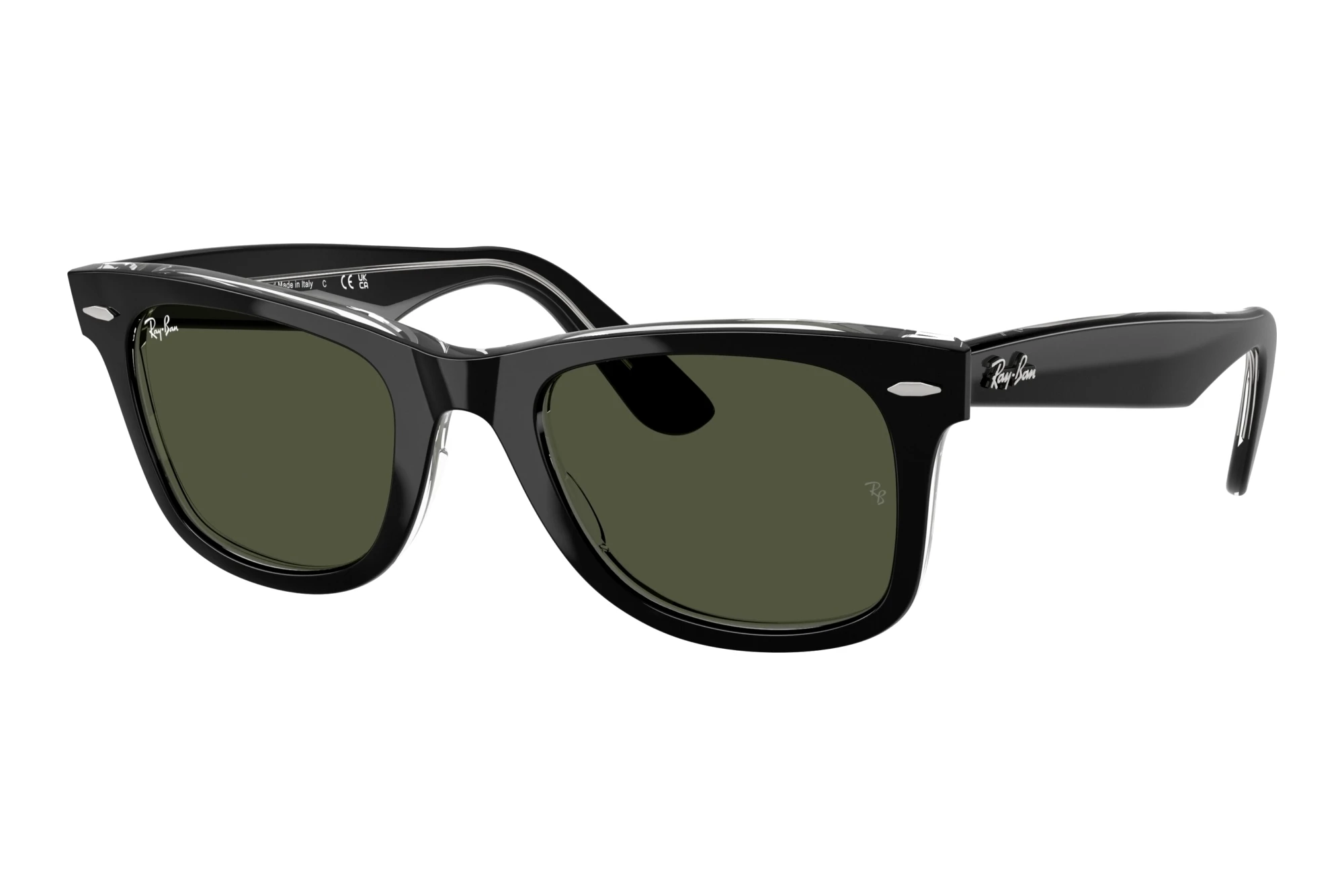 Ray-Ban RB2140 129431 GreenBlack On Transparent Ray-Ban RB2140 129431 GreenBlack On Transparent