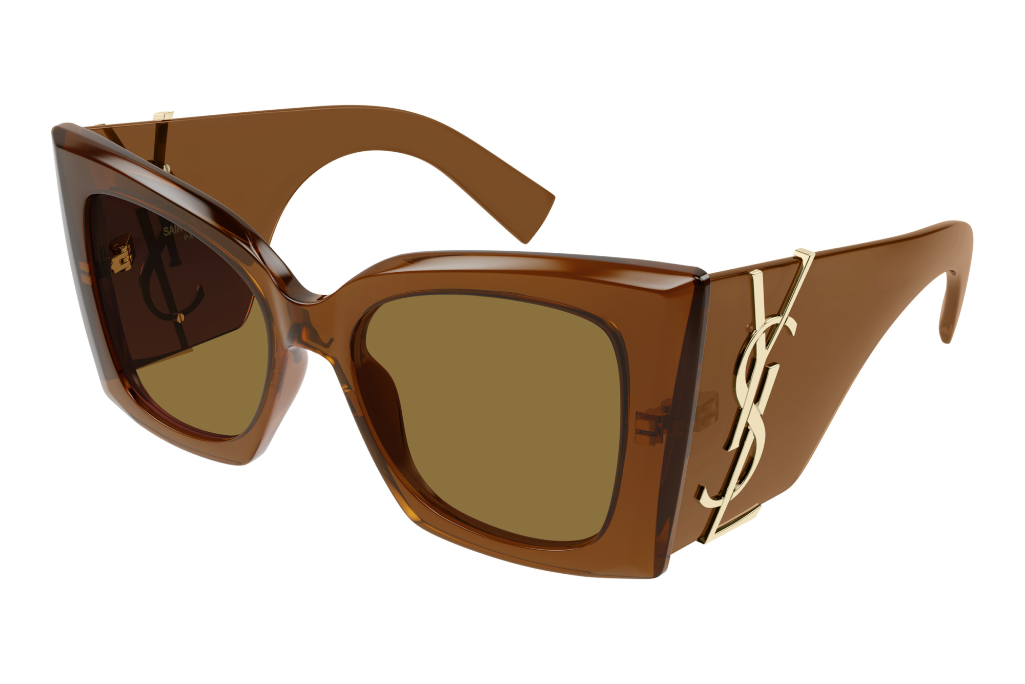 Saint Laurent SL M119 BLAZE CRYSTAL 002 BROWN Saint Laurent SL M119 BLAZE CRYSTAL 002 BROWN