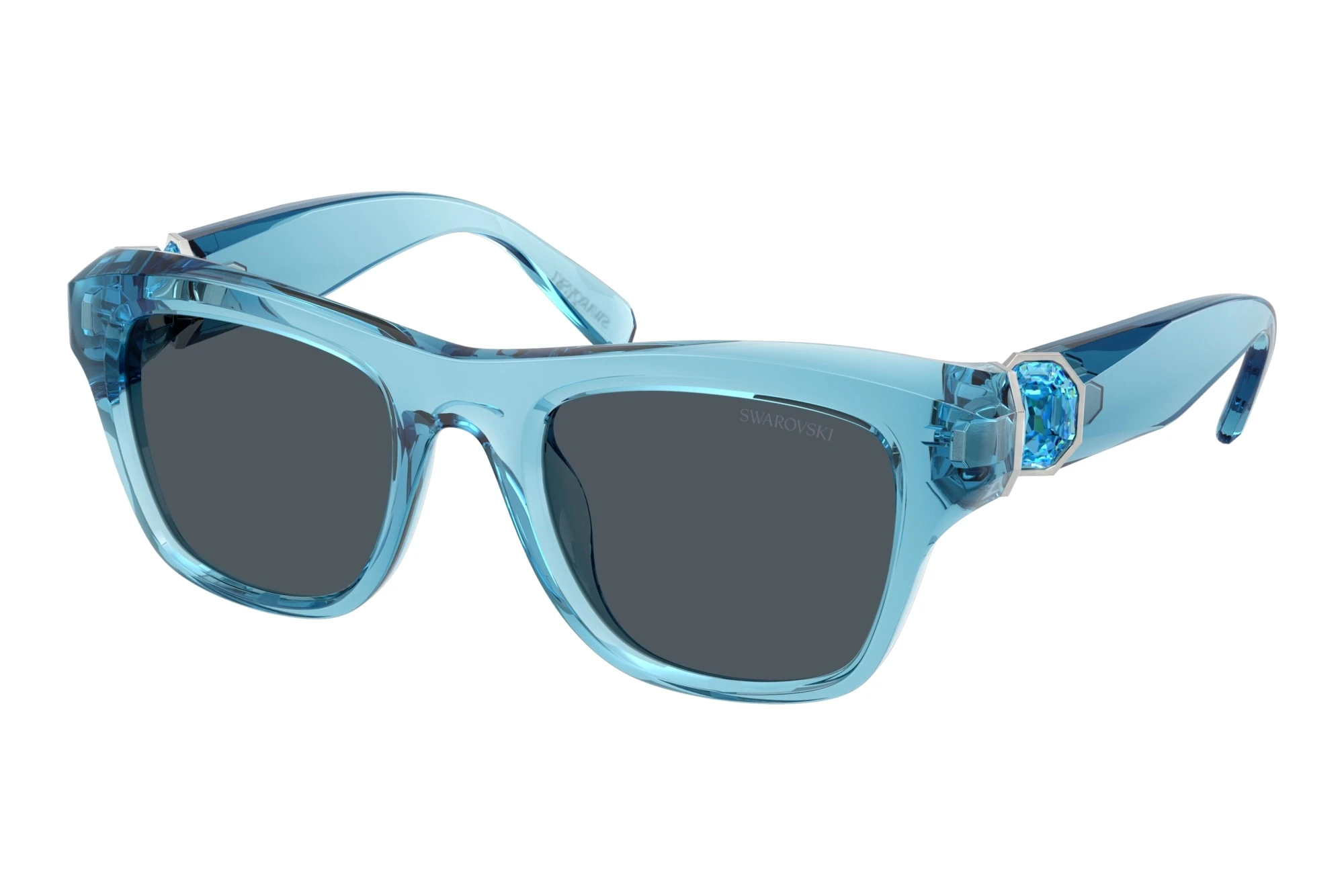 Swarovski SK6056U 107887 Dark GreyTransparent Blue Swarovski SK6056U 107887 Dark GreyTransparent Blue