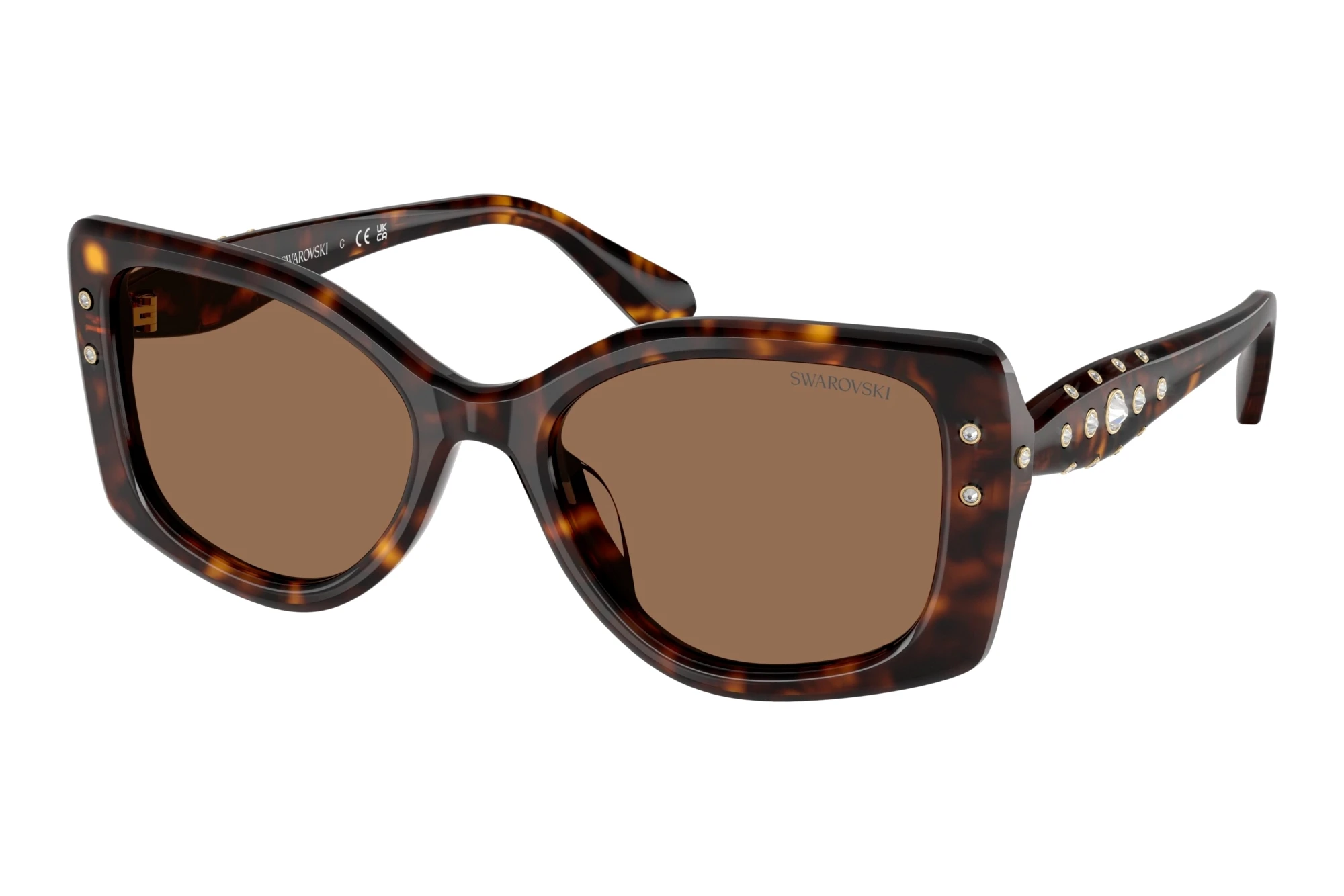 Swarovski SK6058U 100273 Dark BrownHavana Swarovski SK6058U 100273 Dark BrownHavana