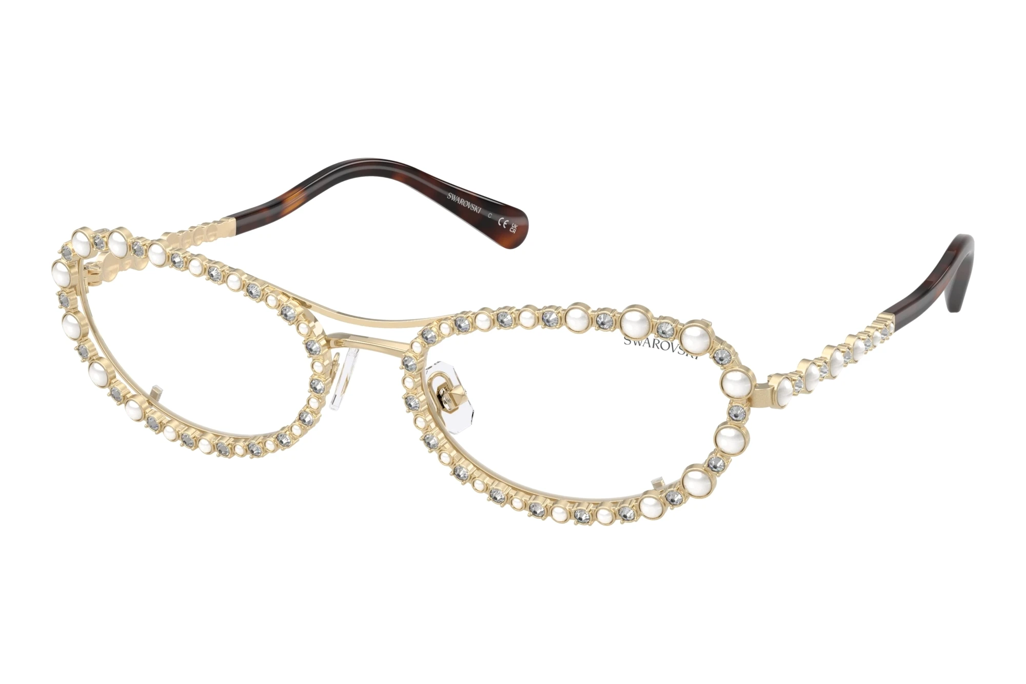 Swarovski SK7044 4013SB Blue-Violet Light FilterPale Gold Swarovski SK7044 4013SB Blue-Violet Light FilterPale Gold