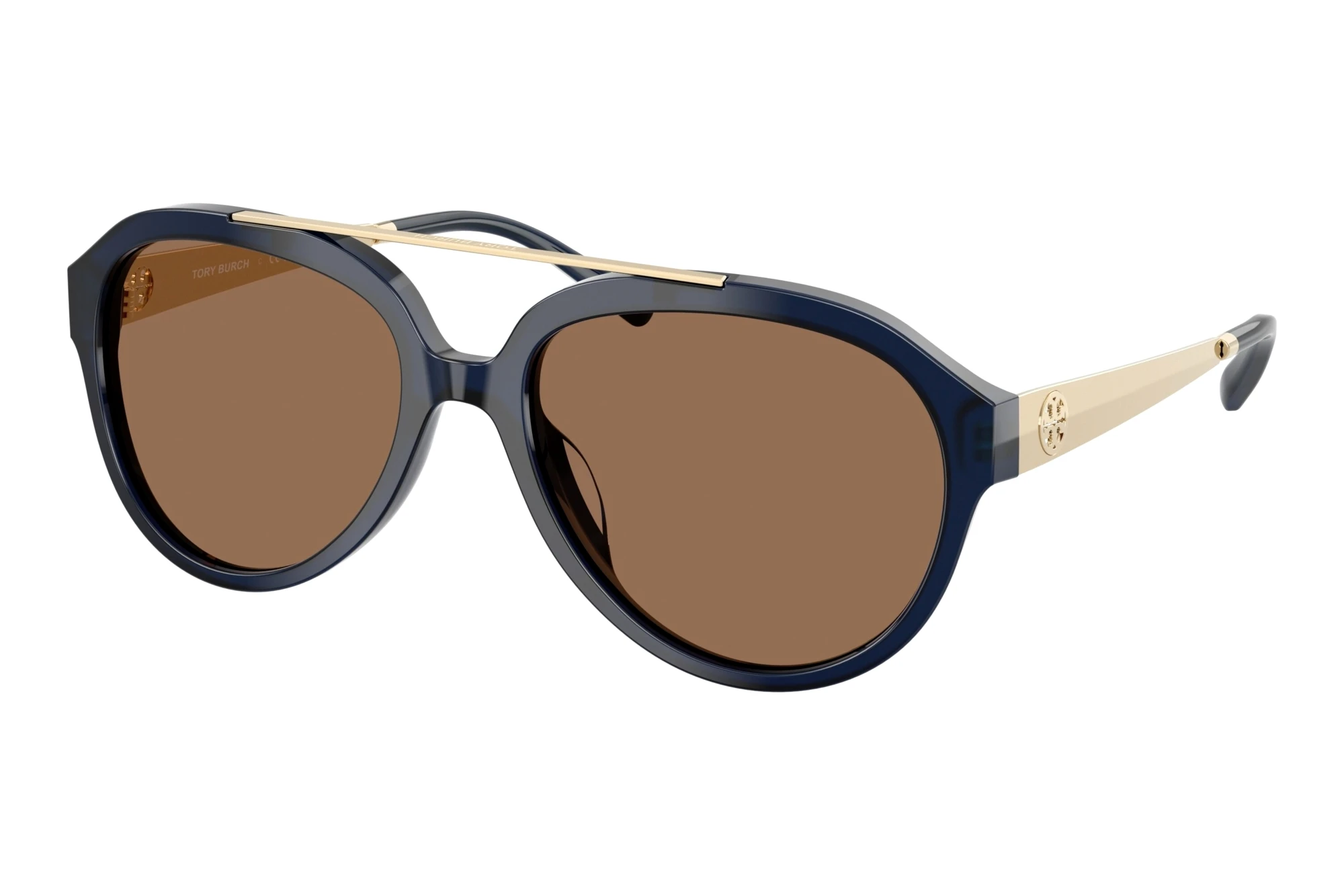 Tory Burch TY7230U 206773 Dark BrownDark Blue Tory Burch TY7230U 206773 Dark BrownDark Blue