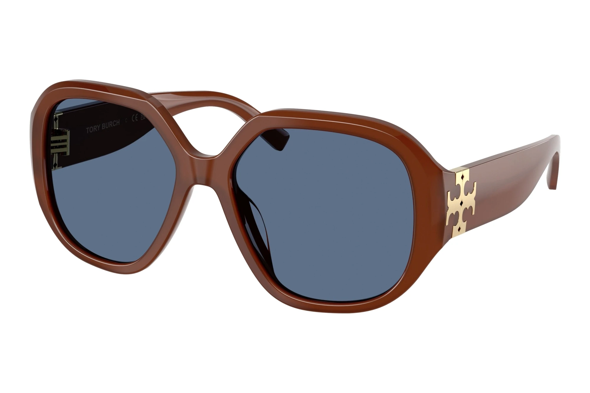 Tory Burch TY7237U 208880 Solid BlueDark Milky Brown Tory Burch TY7237U 208880 Solid BlueDark Milky Brown