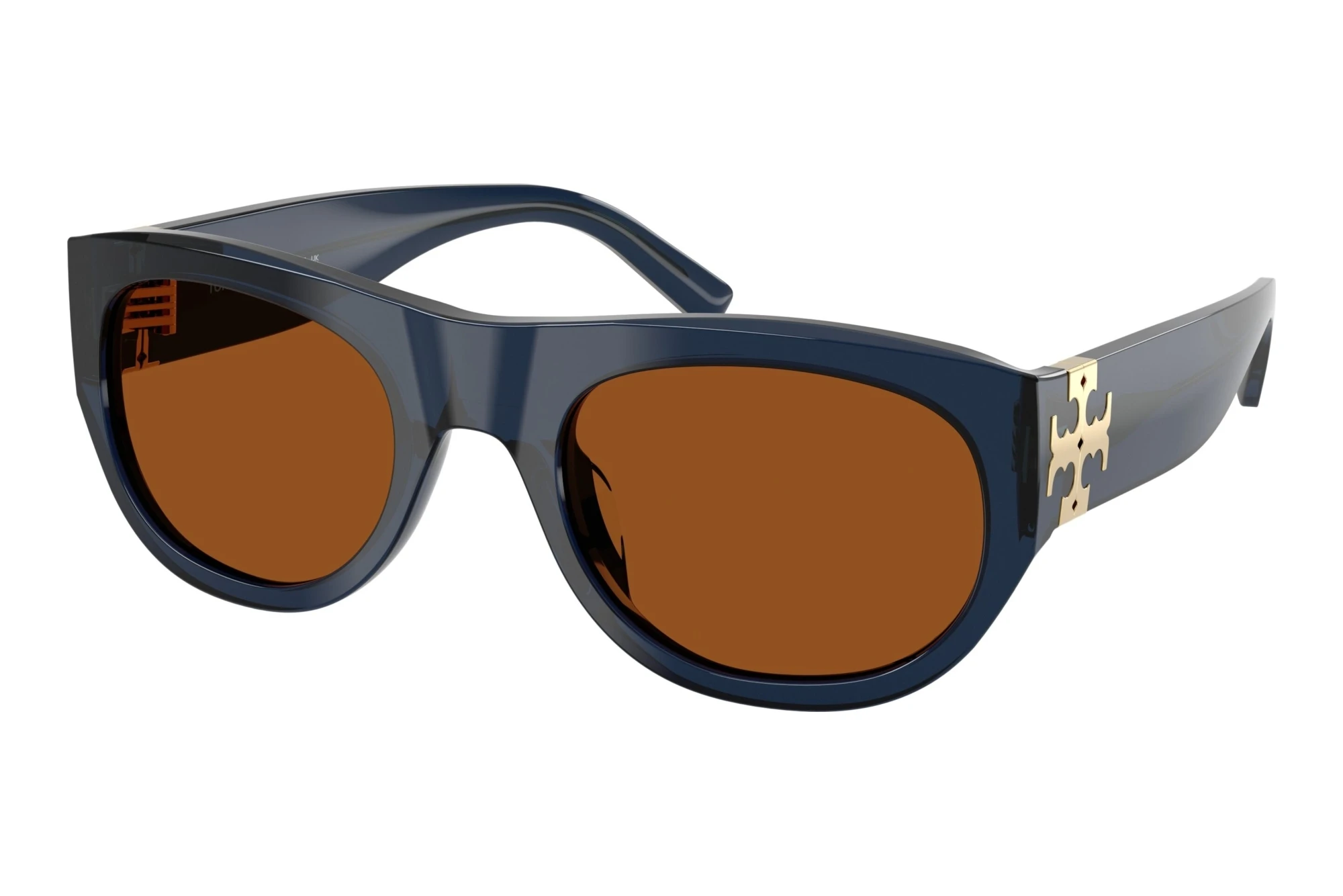 Tory Burch TY7238U 206573 Solid BrownTransparent Blue Tory Burch TY7238U 206573 Solid BrownTransparent Blue