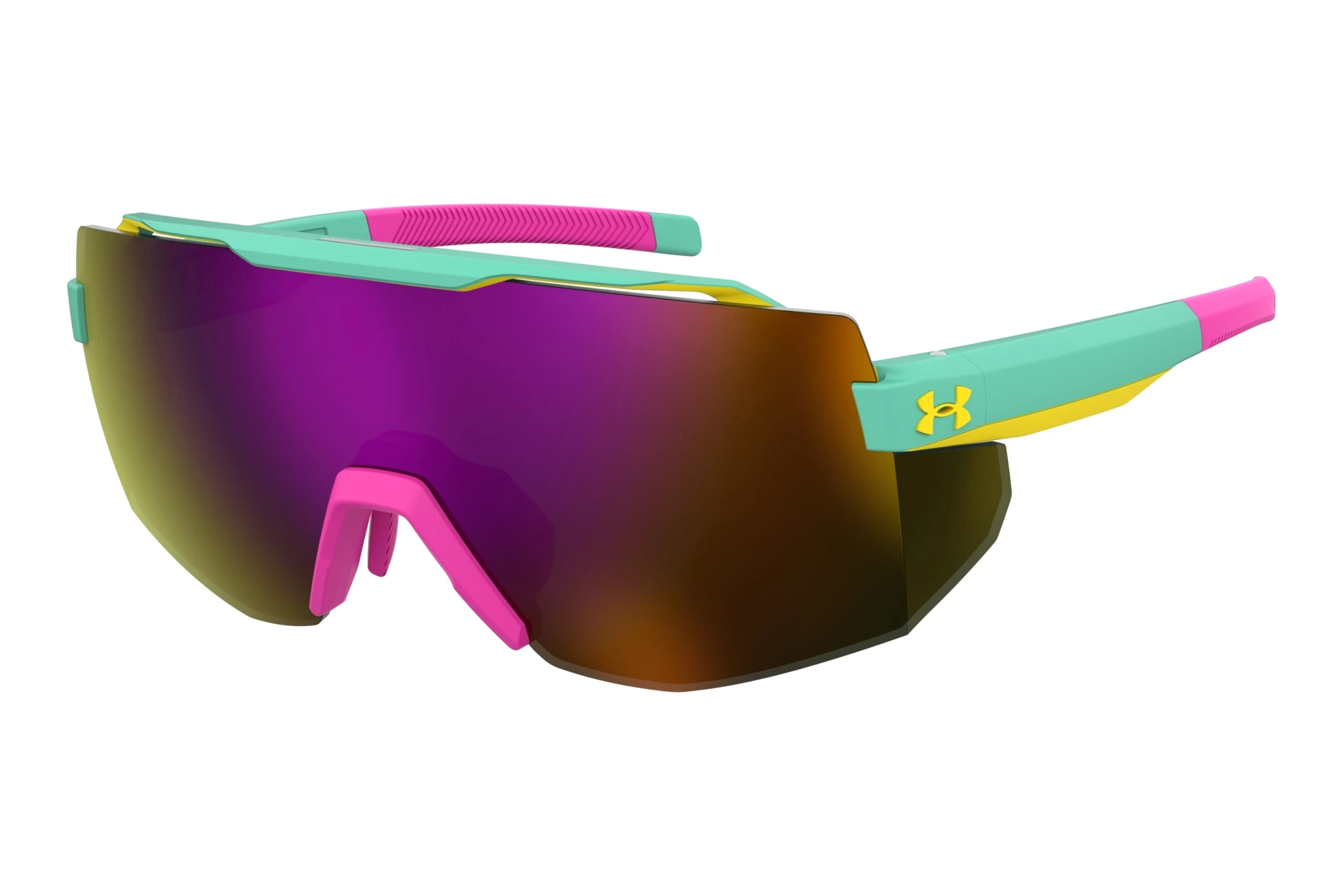 Under Armour UA SQUAD NFJ/80 PINK MIRROR OLEOPHOBICTURQUOISE PINK Under Armour UA SQUAD NFJ/80 PINK MIRROR OLEOPHOBICTURQUOISE PINK