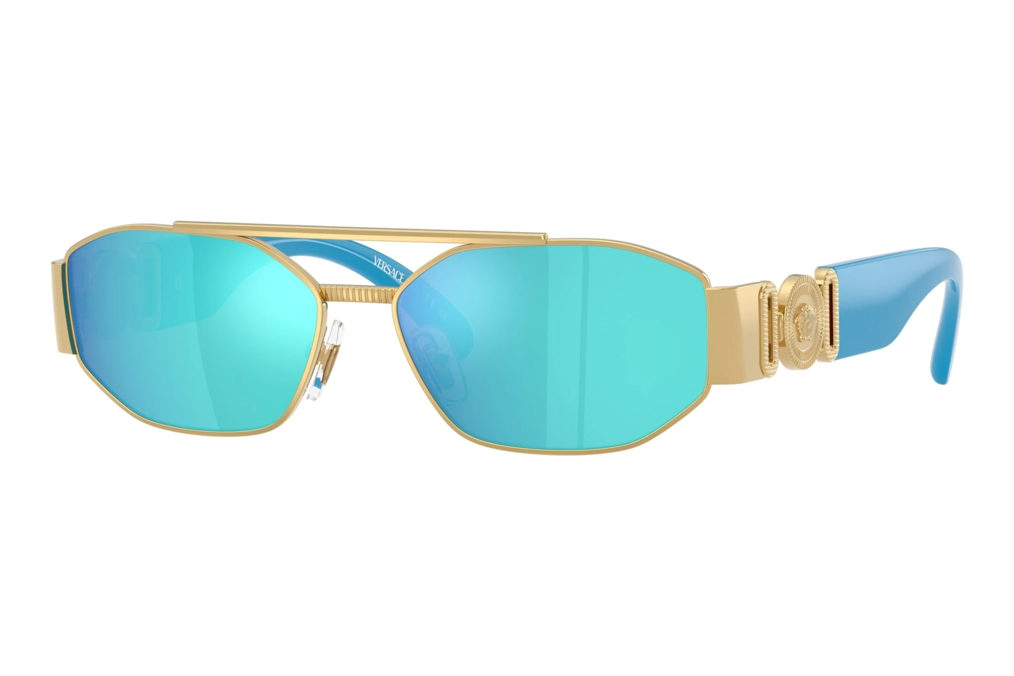 Versace Kids VK2003 100255 Light Green Mirror BlueGold Versace Kids VK2003 100255 Light Green Mirror BlueGold