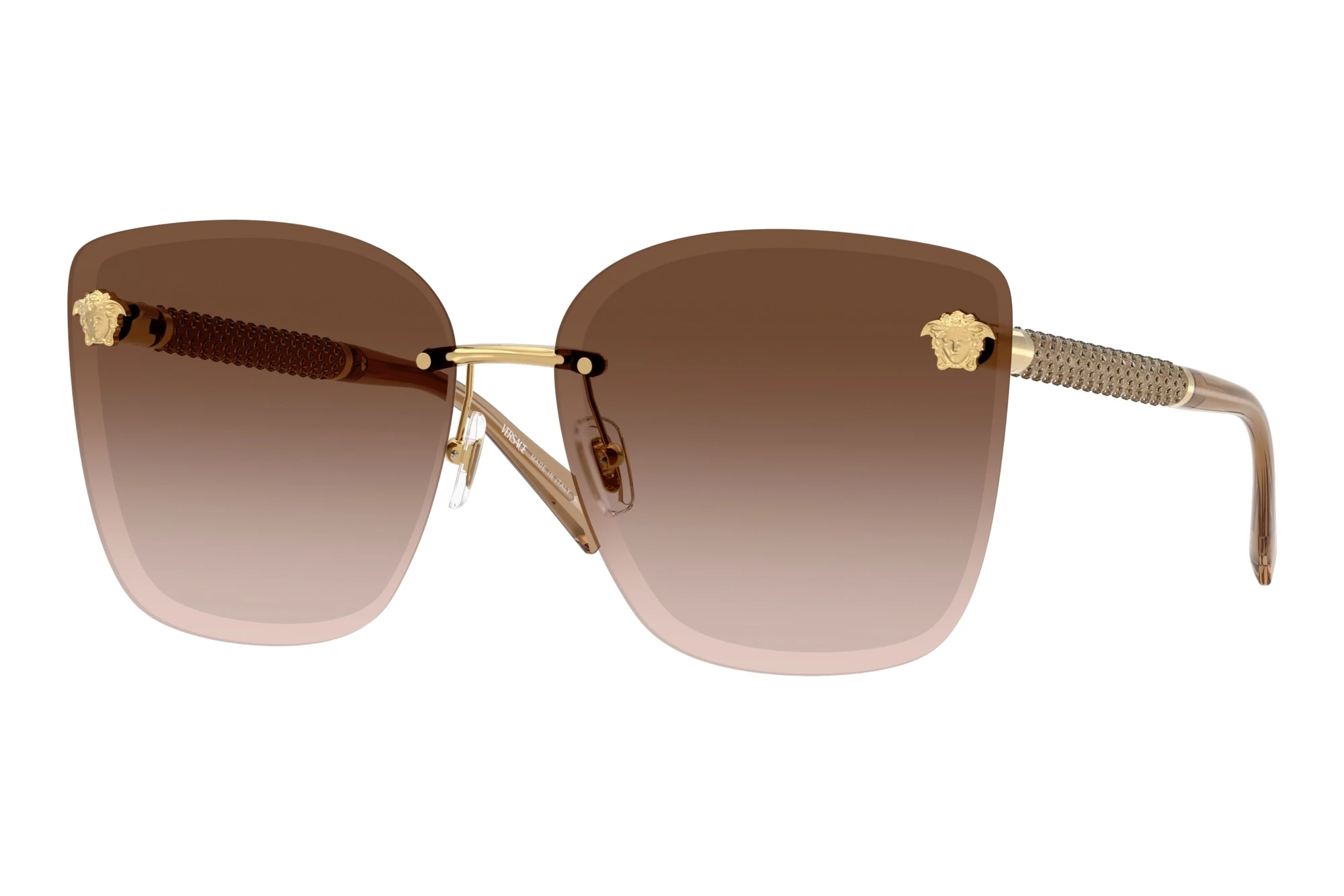 Versace VE2292B 100213 Light Brown Dark Brown GradientGold Versace VE2292B 100213 Light Brown Dark Brown GradientGold