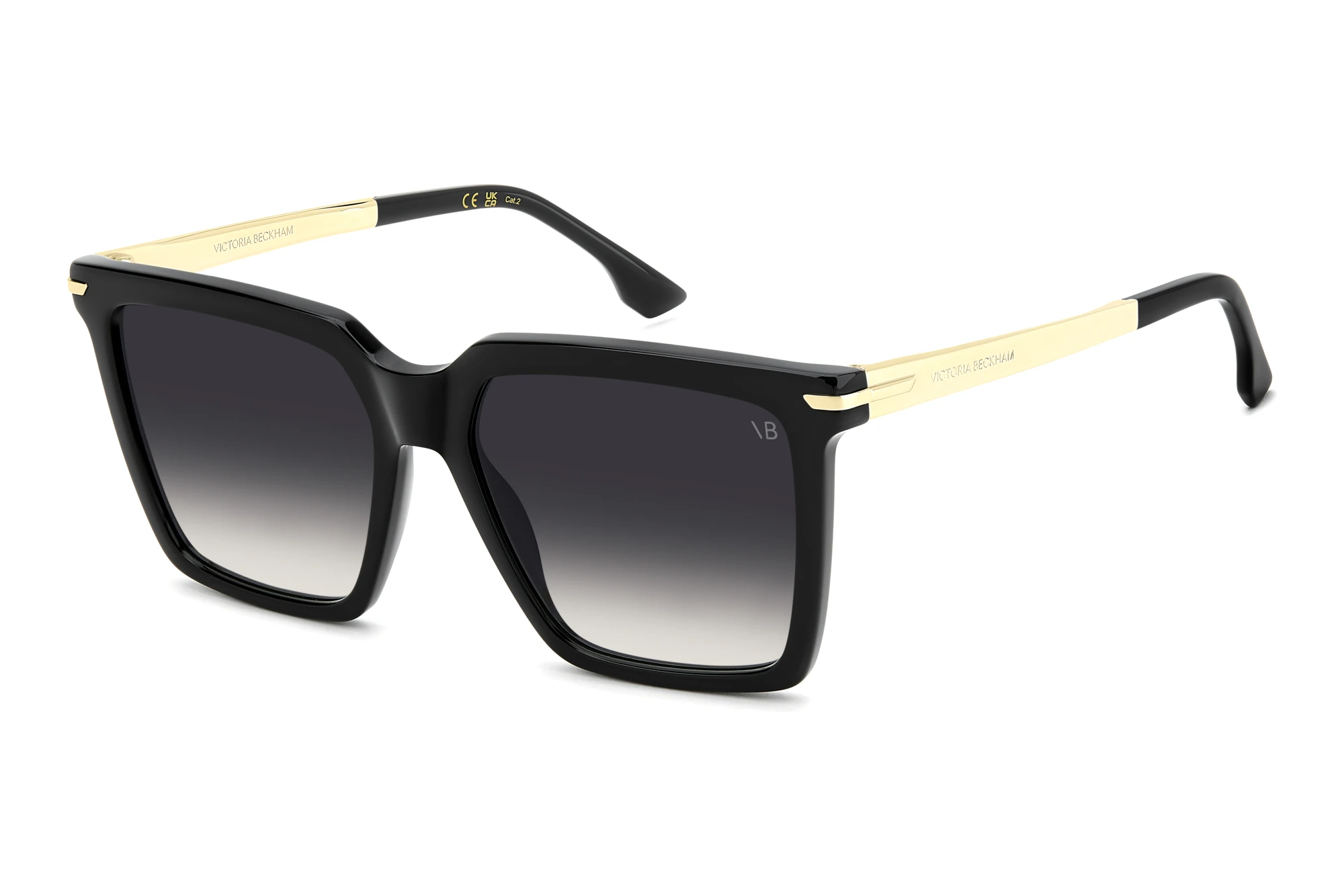 Victoria Beckham VB 1022/S 807/9O GREY SHADEDBLACK Victoria Beckham VB 1022/S 807/9O GREY SHADEDBLACK