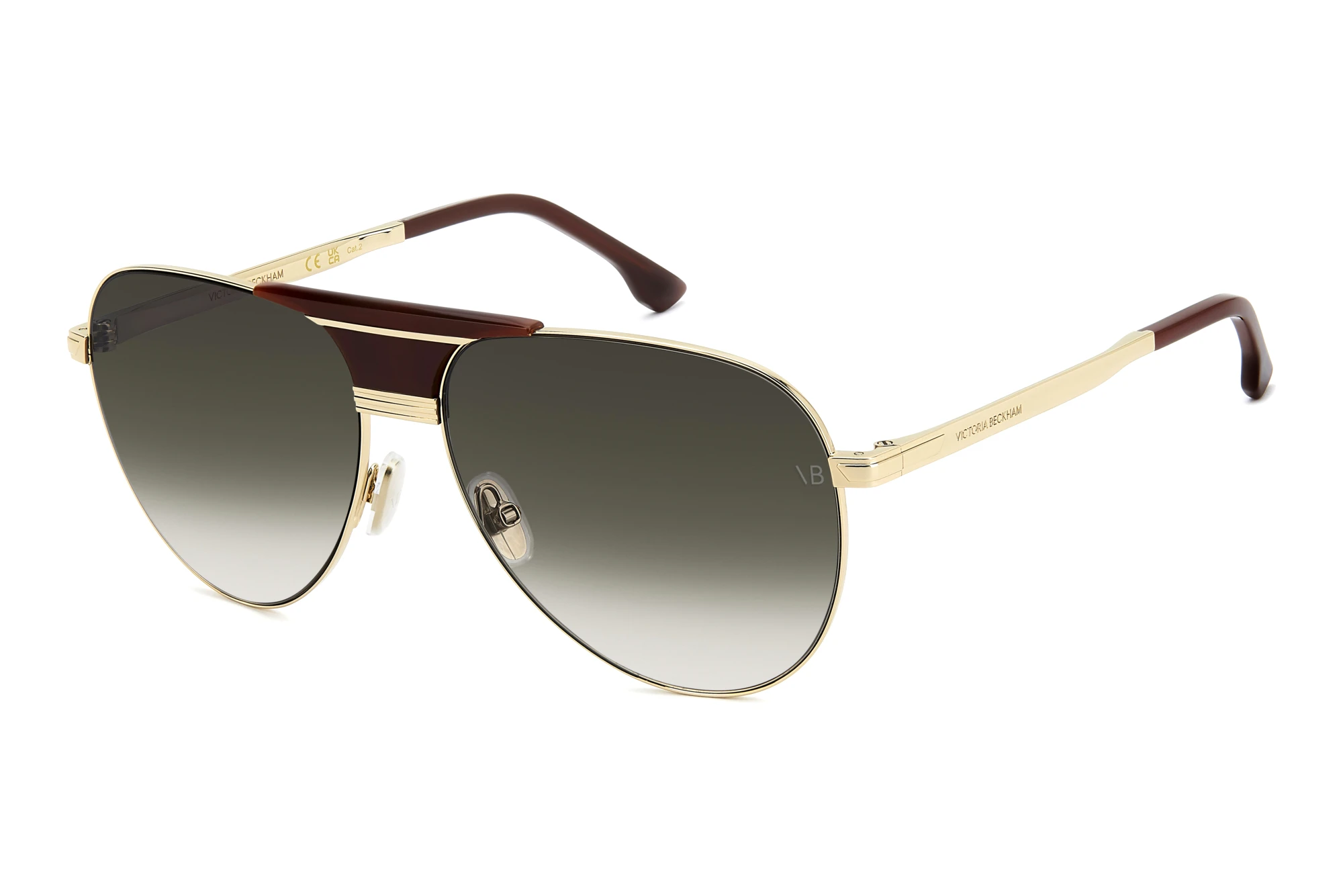 Victoria Beckham VB 7016/S 01Q/9K GREEN SHADEDGOLD BROWN Victoria Beckham VB 7016/S 01Q/9K GREEN SHADEDGOLD BROWN