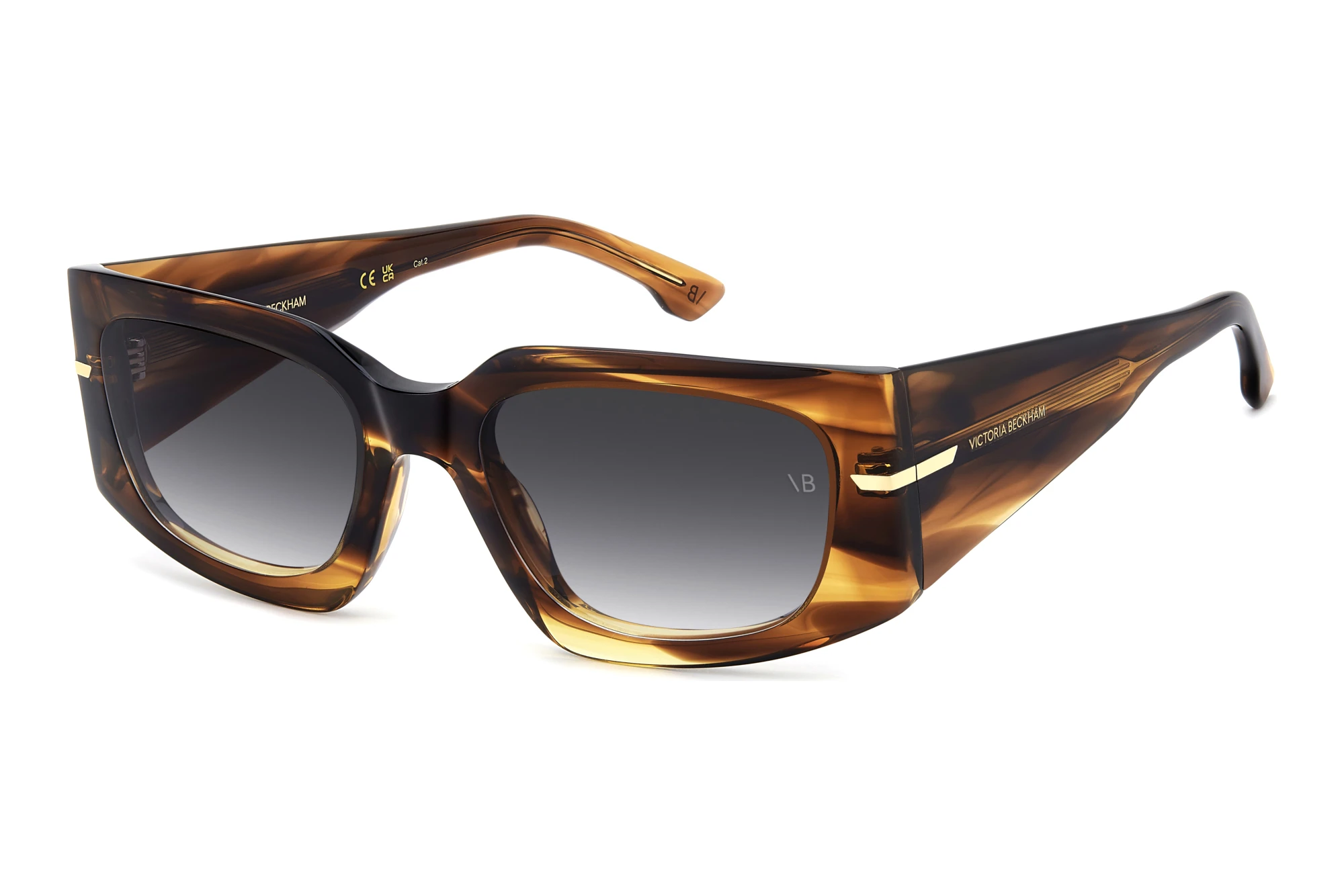 Victoria Beckham VB 7018/S EX4/9O GREY SHADEDBROWN HORN Victoria Beckham VB 7018/S EX4/9O GREY SHADEDBROWN HORN