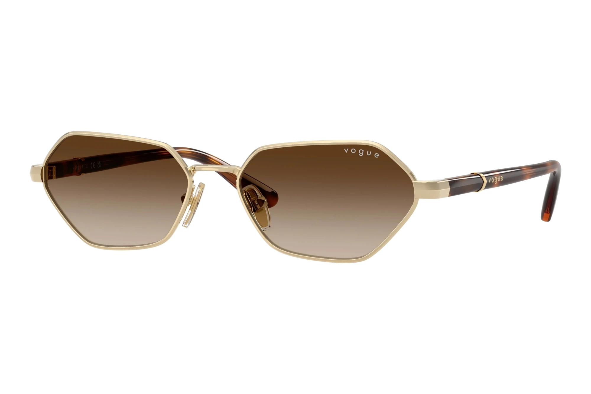 Vogue Eyewear VO4349S 848/13 Brown GradientPale Gold Vogue Eyewear VO4349S 848/13 Brown GradientPale Gold