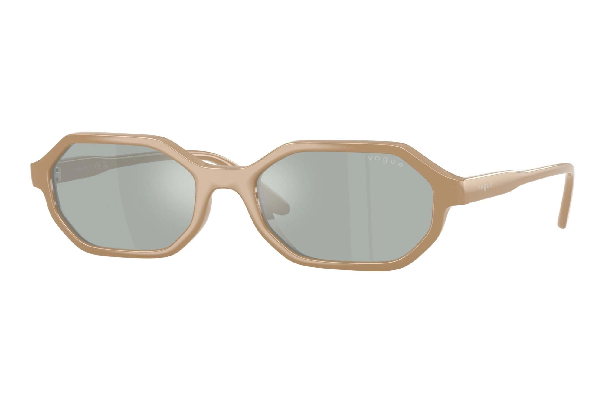 Vogue Eyewear VO5749S 33261N Light Blue Mirror SilverFull Taupe Vogue Eyewear VO5749S 33261N Light Blue Mirror SilverFull Taupe