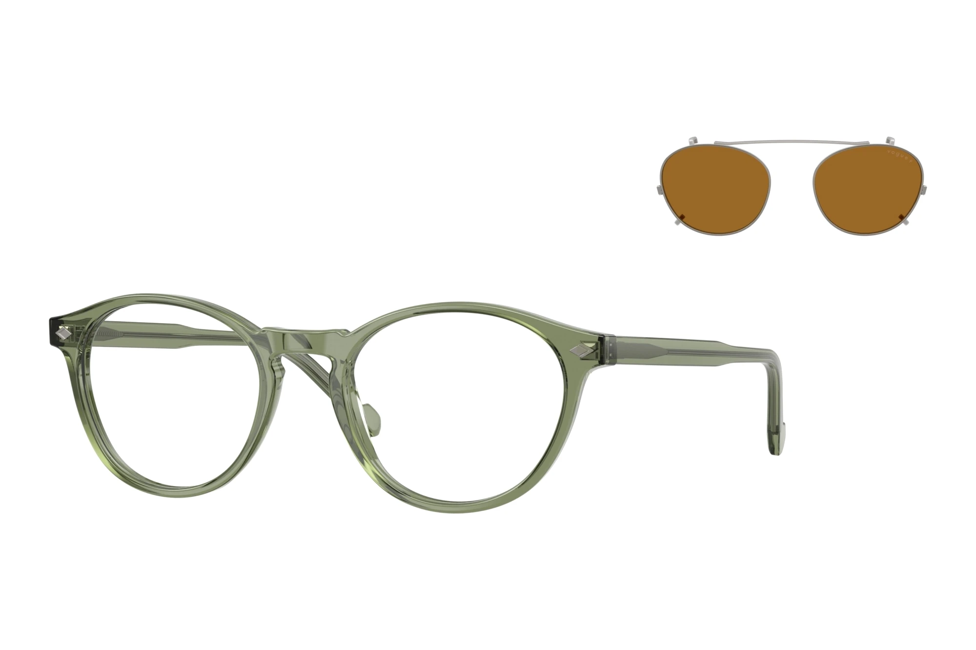 Vogue Eyewear VO5751S 28211W ClearTransparent Green Vogue Eyewear VO5751S 28211W ClearTransparent Green
