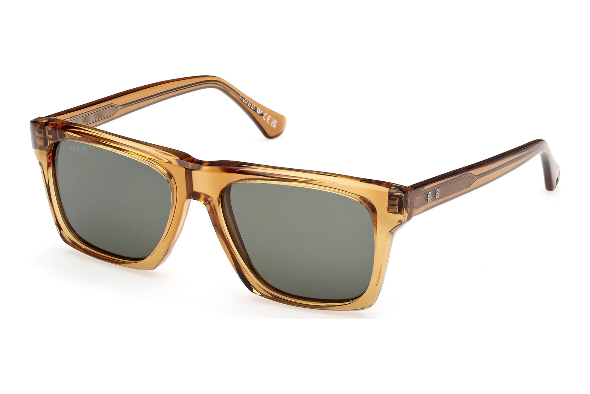 Web Eyewear WE0382 39N grünGlänzend Hell Gelb Web Eyewear WE0382 39N grünGlänzend Hell Gelb