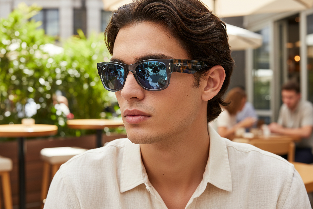 Vorderansicht Ray-Ban MEGA WAYFARER (RB0840S - 6638O4)