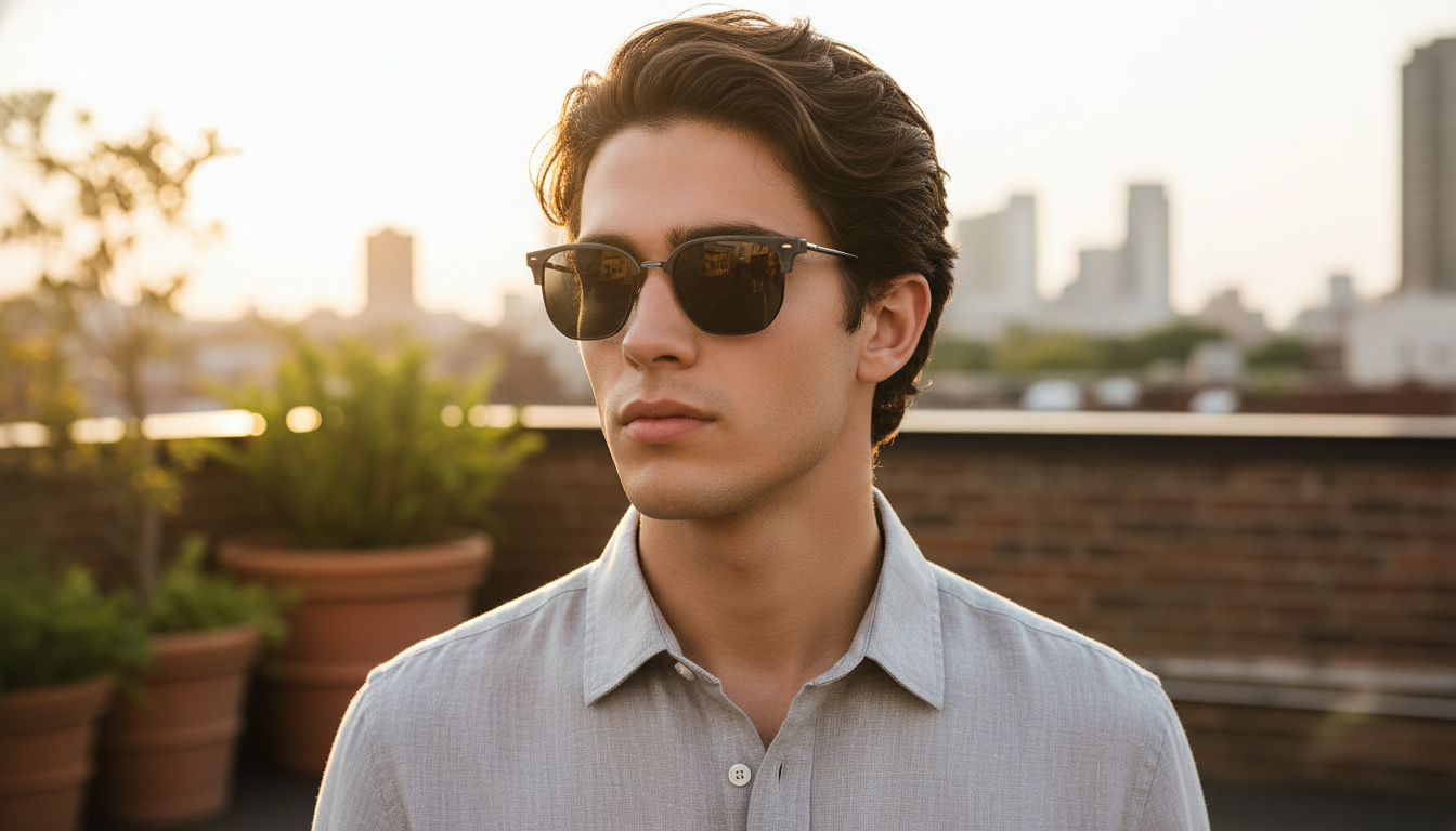 Vorderansicht Ray-Ban NEW CLUBMASTER (RB4416 - 6653B1)