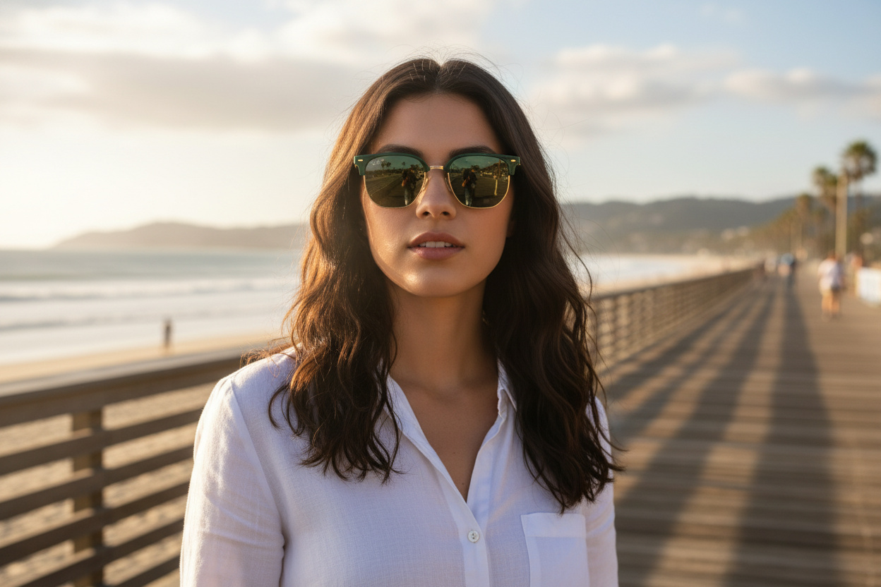 Vorderansicht Ray-Ban NEW CLUBMASTER (RB4416 - 6655G4)