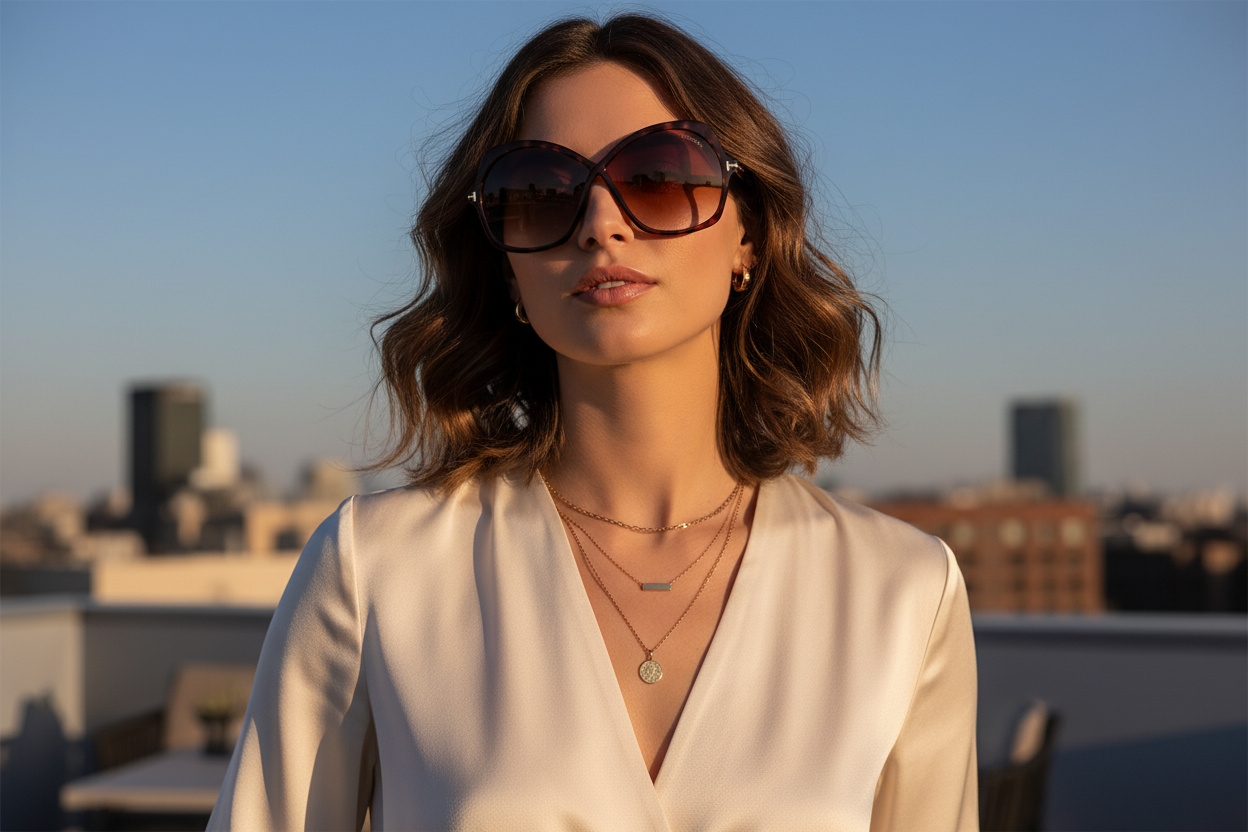 Vorderansicht Tom Ford ROSEMIN (FT1013 - 52F)