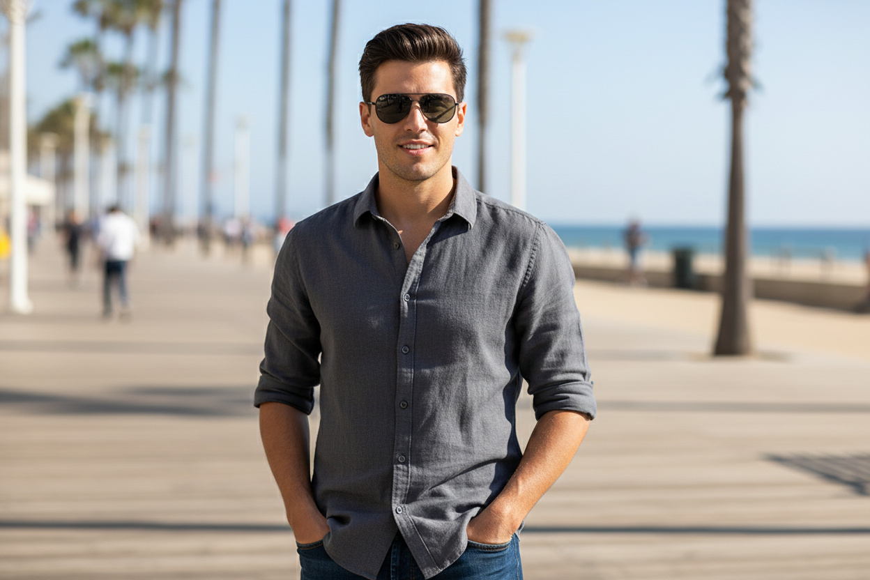 Vorderansicht Ray-Ban AVIATOR REVERSE (RBR0101S - 002/GR)