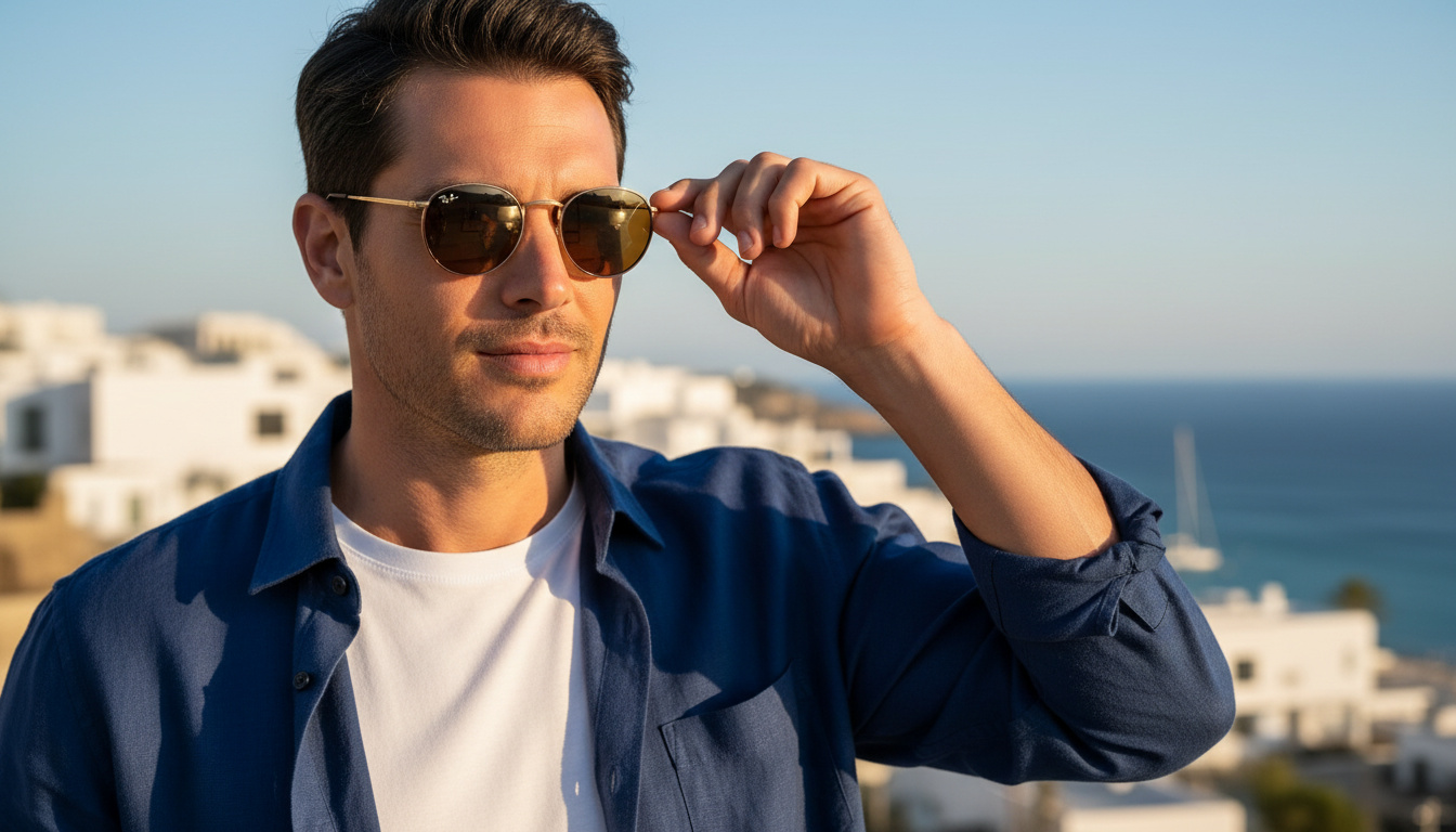 Vorderansicht Ray-Ban ROUND METAL (RB3447 - 927533)