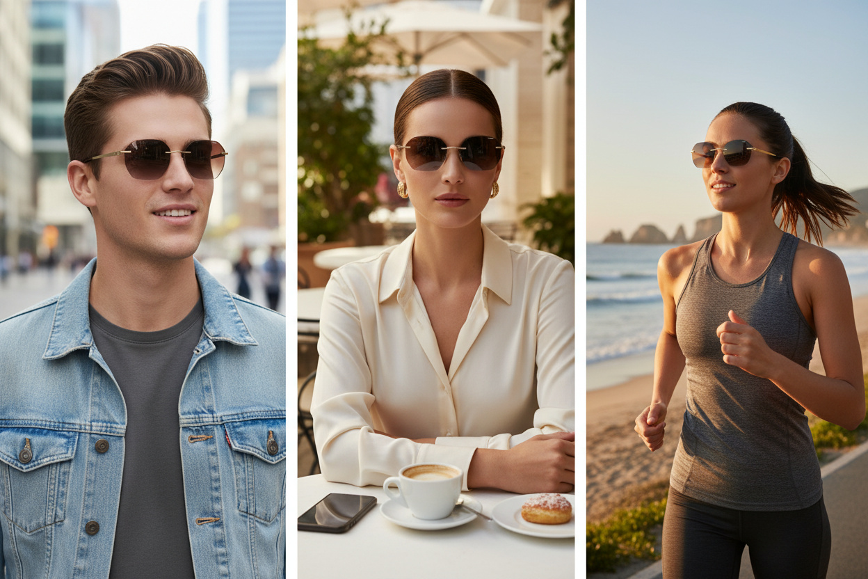 Vorderansicht Silhouette NOVA SHADES (8748 - 7520)