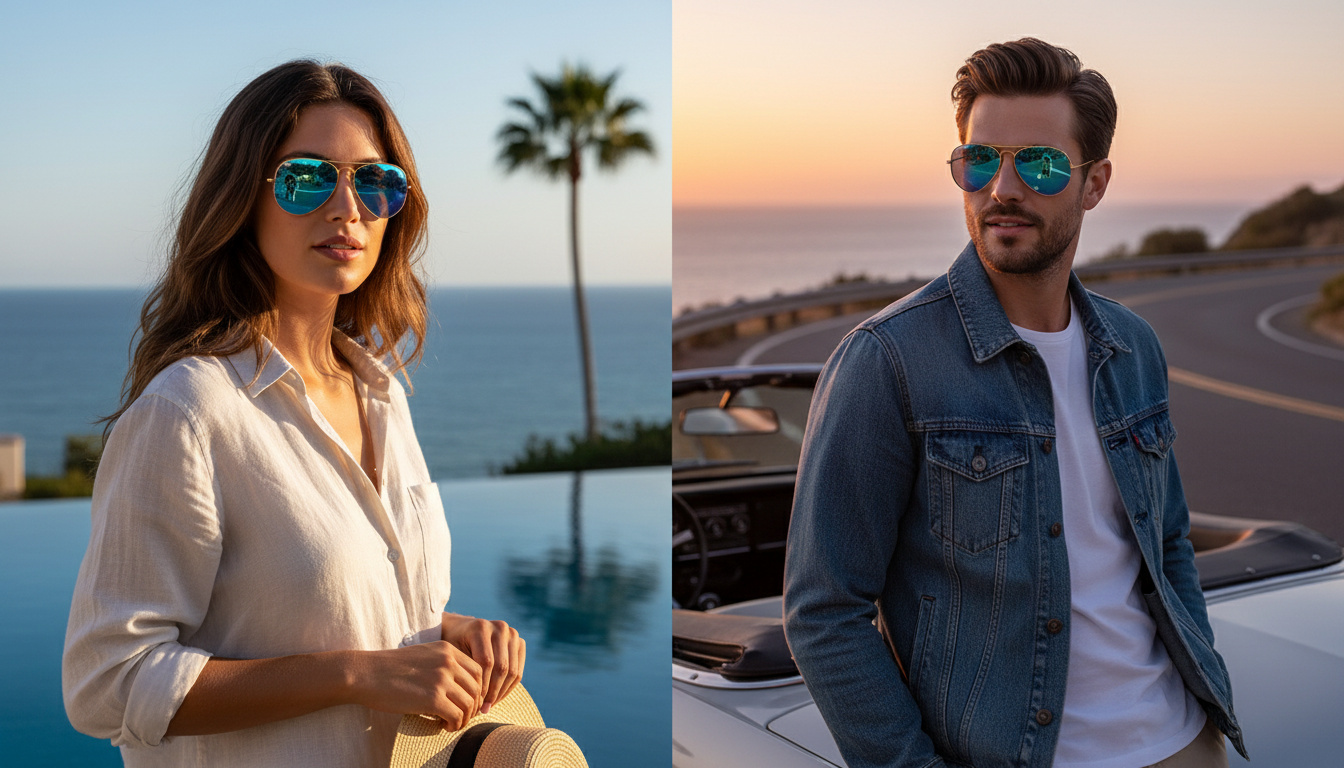 Vorderansicht Ray-Ban AVIATOR LARGE METAL (RB3025 - 112/17)