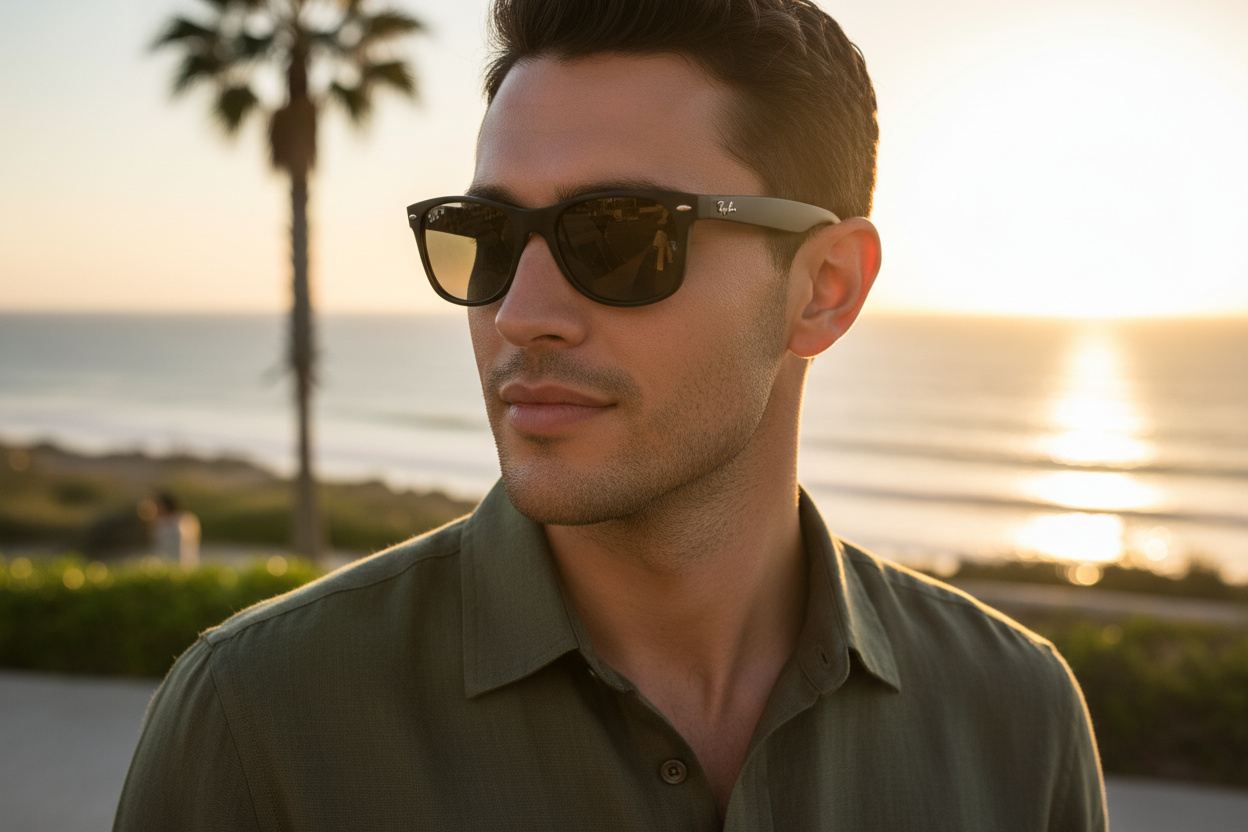 Vorderansicht Ray-Ban NEW WAYFARER (RB2132 - 601S78)