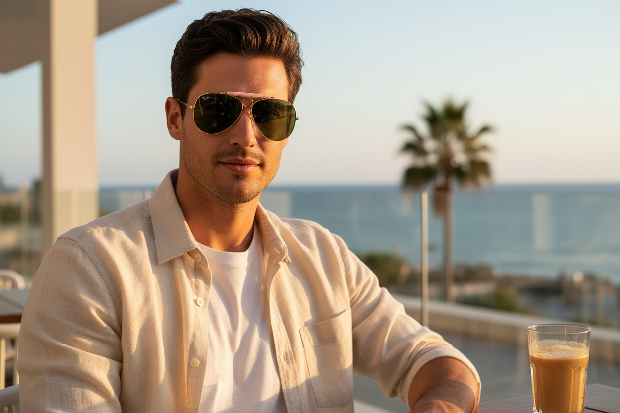 Vorderansicht Ray-Ban SHOOTER (RB3138 - 001)