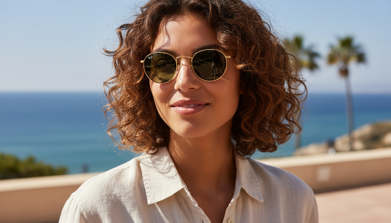 Vorderansicht Ray-Ban ROUND METAL (RB3447 - 001)