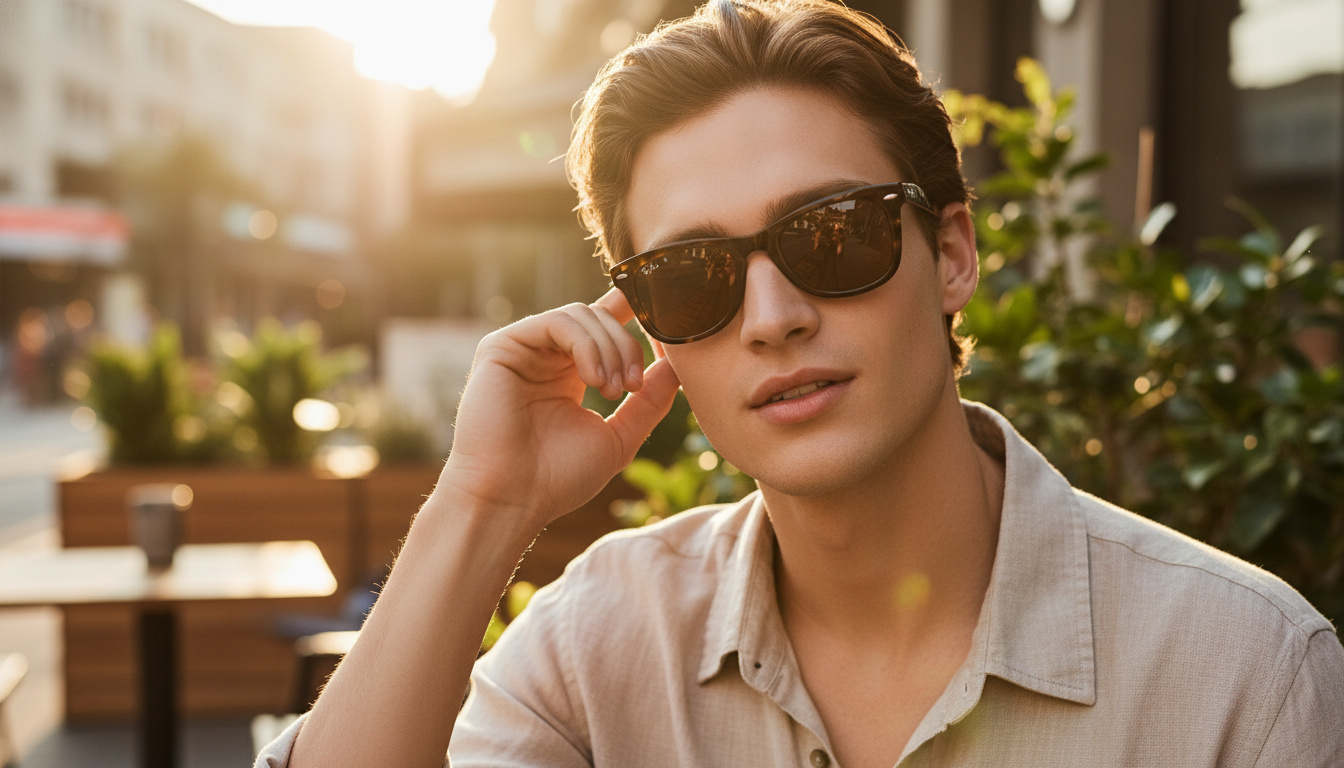 Vorderansicht Ray-Ban FOLDING WAYFARER (RB4105 - 710)