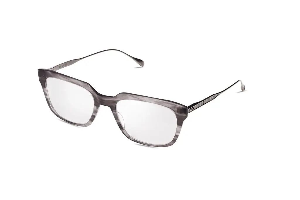 DITA   DTX-123 03 Matte Crystal Grey Swirl - Antique Silver