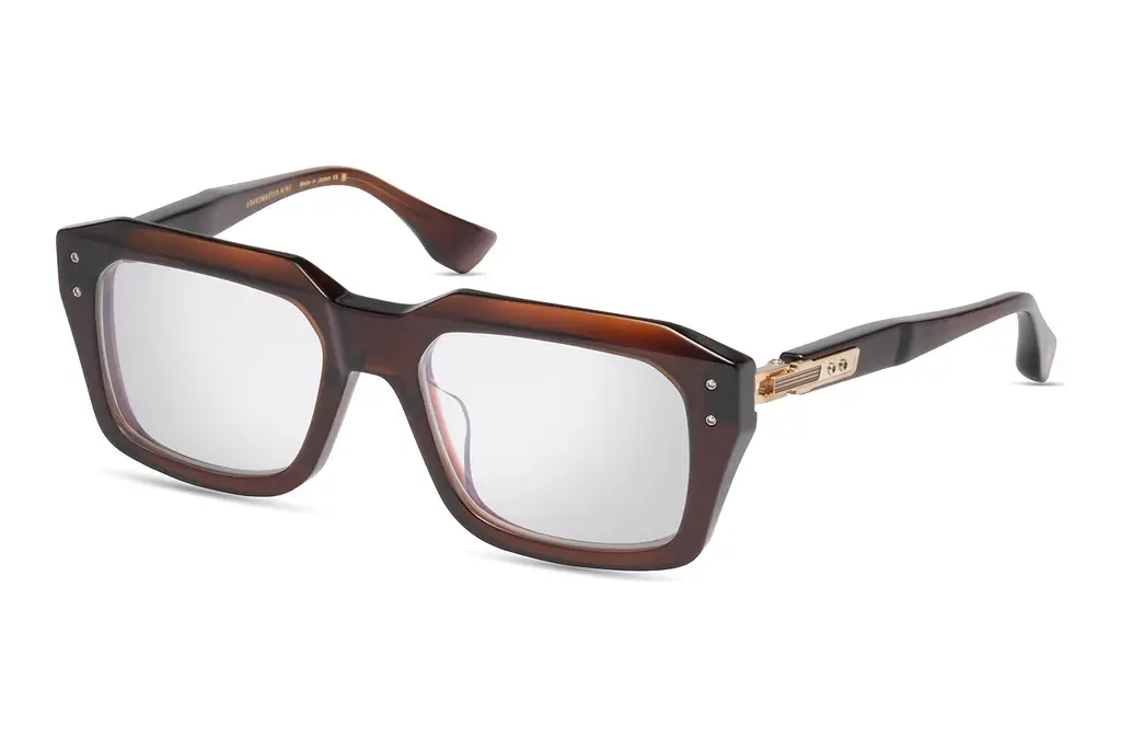 DITA   DTX-464 02A ROOT BEER - ANTIQUE WHITE GOLD