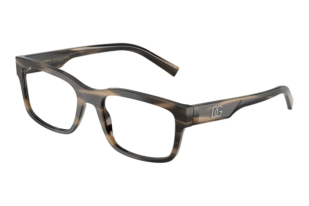 Dolce & Gabbana   DG3352 3200 Striped Tobacco