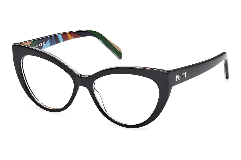 Emilio Pucci   EP5215 001 Schwarz/Muster