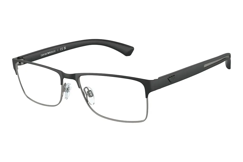 Emporio Armani   EA1052 3094 Rubber Black & Gunmetal