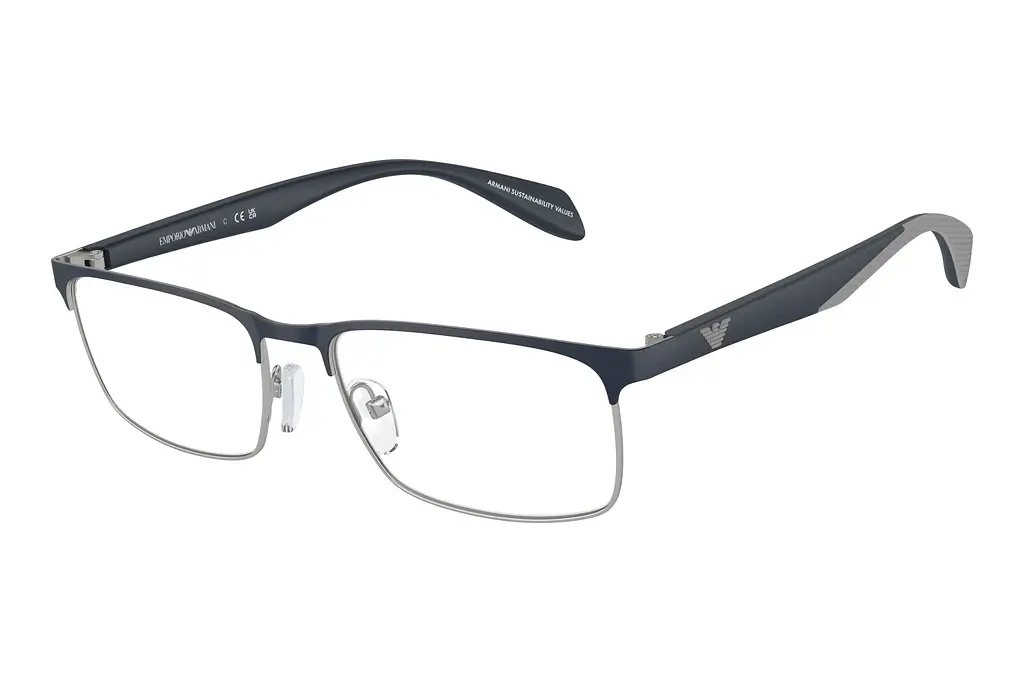 Emporio Armani   EA1149 3368 Matte Silver/Blue