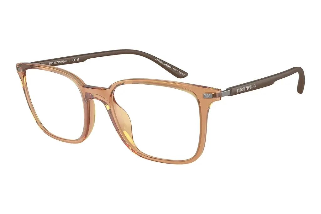 Emporio Armani   EA3242U 6110 Shiny Transparent Brown