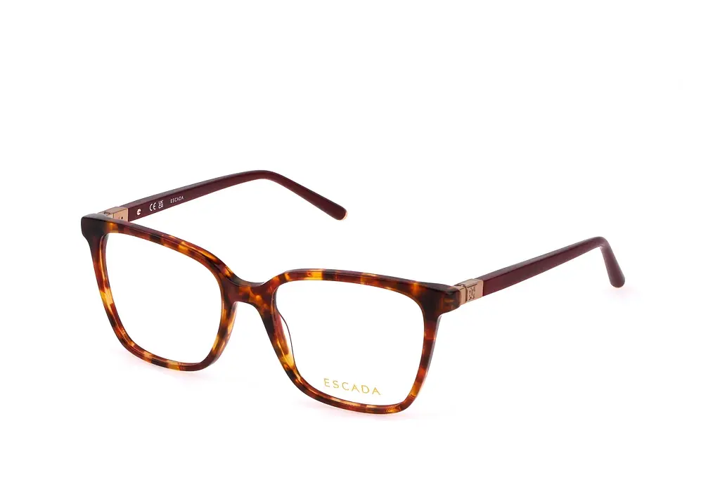 Escada   VESE04 09SZ SHINY TRANSP.RED HAVANA