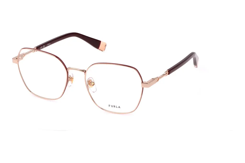 Furla   VFU677 0307 SHINY ROSE GOLD WITH BORDEAUX PARTS