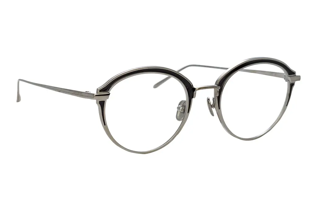 Linda Farrow   LFL935/V C2 WHITE GOLD / BLACK