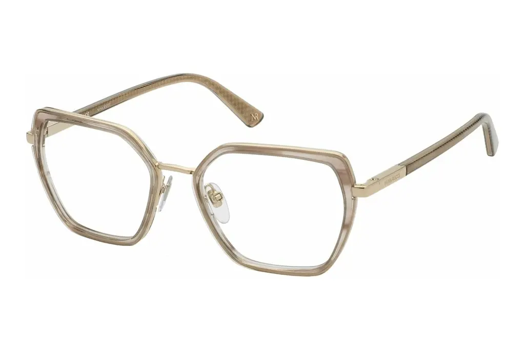 Nina Ricci   VNR332 0367 SHINY ROSE GOLD WITH BROWN PARTS