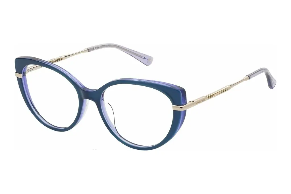 Nina Ricci   VNR374 06YF PETROLEUM W/OPAL LAVENDER PARTS