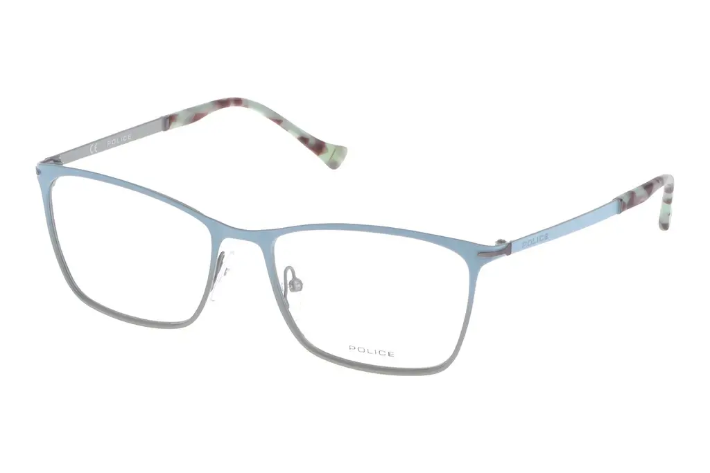 Police   VPL061 07QW VERDE PETROLIO C/PARTI COLOR.