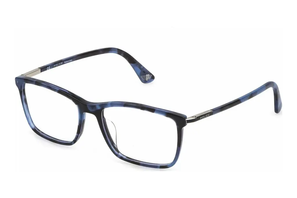 Police   VPLD11N 0WT9 SHINY BLUE/HAVANA
